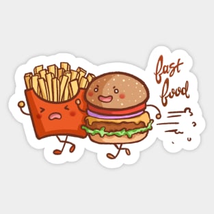 Fast Food Sticker